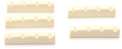 Accessories for Electric Bass with 5 Guitar String Nuts, 4 String ABS Base Slot