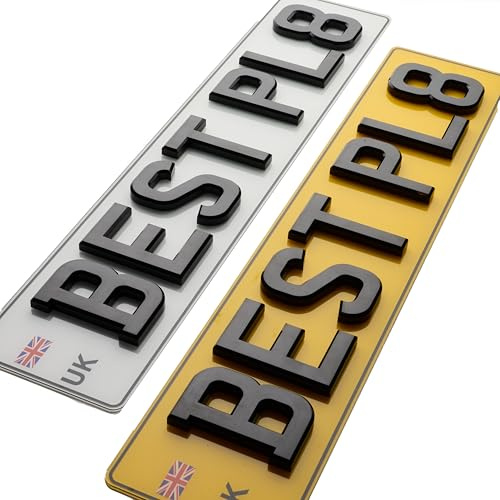 Show Number Plates | Over Size Show Plate | Display & Novelty Signage | Plate Frames & Holders UK