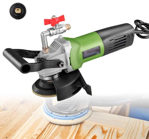 800W Wet Stone Polisher Grinder, Electric Granite Marble Concrete Polishing Machine, Cement Floor Sander for Stone Restoration