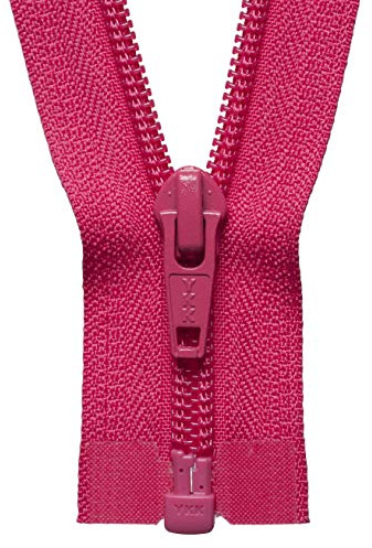 YKK Coil Zip, No. 516 Shocking Pink, 51 cm Length