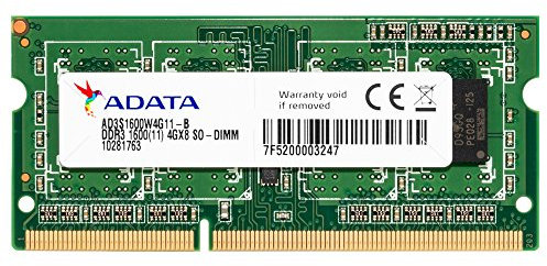 Adata AD3S1600W4G11-R Mémoire RAM DDR3 4 Go