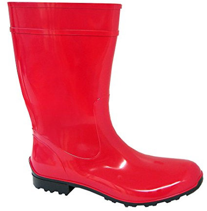 LEMIGO I.T.G Ilse - Stivali di gomma da donna (rosso, 36), Colore: rosso, 36 EU