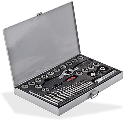 DEMA Gewindeschneider Set + Ratsche Zoll/Metrisch 38tlg