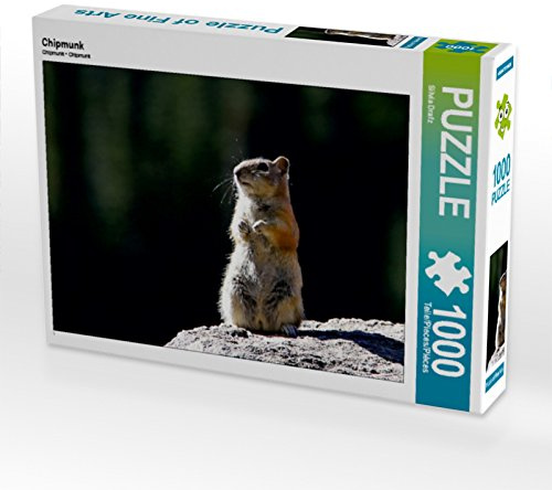 CALVENDO Puzzle Chipmunk | 1000 Teile Lege-Größe 64 x 48 cm Foto-Puzzle für glückliche Stunden