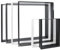 Natural Goods Berlin 2X Tisch-KUFEN | Einfache Montage | Tisch-Beine aus Metall in Weiß | Ideal für DIY-Projekte wie Esstisch, Schreibtisch, Couchtisch, Bank | Tisch-Gestell 40x43 cm