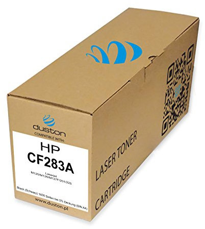 duston CF283A, 83A Schwarz Toner kompatibel mit HP Laserjet M125 M126 M127F M201 M225