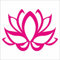 JINTORA Autocollant Voiture - Fleur de Lotus nénuphar - 131x99 mm - Rose - Sticker pour Voiture Tuning - Résistant aux intempéries - Vinyle Durable - Facile à Coller - Accessoire déco Original