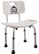 Izzy Chaise de Douche pour Seniors avec Dossier, Tabouret de Douche réglable en Hauteur, capacité de Charge jusqu'à 135 kg, testé Selon EN12182 et EN12520 (Chaise de Douche avec Dossier)