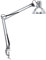 MAUL Schreibtischlampe MAULstudy | Verstellbare Klemmleuchte mit Gelenkarm für Büro und Schreibtisch | Elegante Schreibtischlampe LED aus Metall | Exklusive LED-Leuchtmittel | Chrome