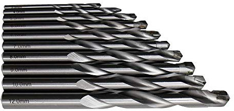 WindowParts WP Original Hardplate TCT Tipped Drill Bits - Tungsten Carbide Tip (Packs of 5) (8mm)