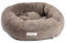 JAMAXX® Deluxe Hundebett 60cm Donut Hundekörbchen Deluxe Faux-Pelz hochwertig HundeSofa flauschig Wash - Hundekorb rund für kleine Hunde Katzen, Hundekissen Brillante Trend Farben PDB2083 S, Schoko