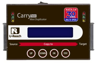 UReach PRO198 1-1 SATA3.0 Ultra High Speed 30 Gbpm SSD Duplicator & Hard Drive Data Eraser