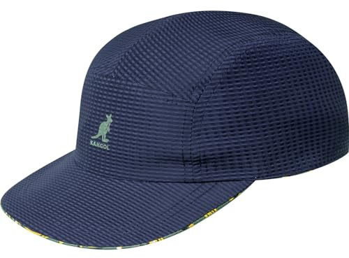 Kangol Facewave Wendecap Basecap Baseballcap Damen/Herren - mit Schirm, Futter, Futter Sommer Frühling-Sommer Herbst-Winter - One Size Oliv