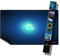 WOGAMAT Spielmatte aus Neopren, Saphirblau, große Länge 60 x 100 cm, für Kartenspiele, Würfelspiele, Gesellschaftsspiele, leises Neopren, dick, waschbar, rutschfest, mehrere Spiele.