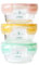 Pebbly Set de 3 boîtes bébé en verre graduées - 240 ml