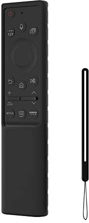 AMZLORD Custodia for telecomando vocale con cordino for Samsung BN59 Series (nero)