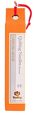 Tulip THN-003E Quilting Needles, Legierter Stahl, Silver, Einheitsgröße