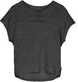 Ecoalf Damen ANIALF Woman T-Shirt Frau, Asphalt, 000M