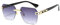 Long Keeper Mode Sonnenbrille Randlos Herren Damen Hexagonal Vintage Sonnenbrille Quadratisch Retro Eckige randlose Brille Unisex UV400