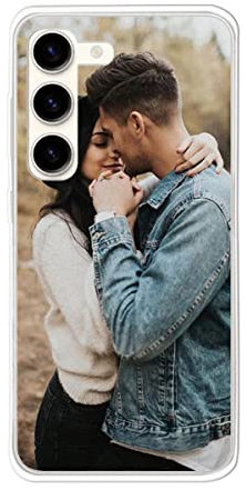 Funda para Samsung A54 5G Personalizada con Foto | Funda Personalizada Samsung | Funda Transparente con Dibujo Texto Flexible Carcasa Personalizada (A54 5G)