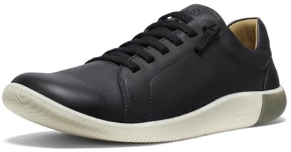 KEEN Knx Herren-Schnürschuh, leicht, flexibel, Schwarz, Weiß (Black/Star White), 12