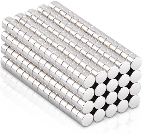 FPMYB 300 Stück Magnete Stark 3x2mm, Neodym Magnete Extra Stark Magnete Klein Rund Mini Magnete für Magnettafel, Kühlschrank, Whiteboard, Fotos, Pinnwand, Büro