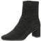 CAPRICE Damen Stiefeletten mit Absatz mit Reißverschluss Vegan, Schwarz (Black Stretch), 41 EU