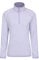 Mountain Warehouse Montana Womens Microfleece - Breathable Ladies Sweater, Quick Drying Pullover, Warm Fleece Jacket, Half Zip - For Spring Summer, Travelling, Outdoors Purple Women's Size 18