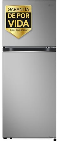 LG GTBV22PYGKD - Frigorífico Dos Puertas, 1,45m, Clasificación E, Total No Frost, Door Cooling, Inox antihuellas