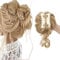 SEGO Haarteil mit Klammer Dutt Haarteile Haargummi mit Haaren Extensions Pferdeschwanz Zopf Hochsteckfrisuren #24