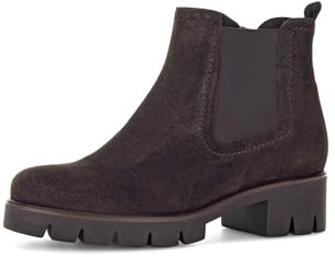 Gabor Damen Chelsea Boots, Frauen Stiefeletten,Winterstiefeletten,Winterschuhe,gefüttert,Stiefel,Bootee,Booties,ENGL. Brown,37 EU / 4 UK