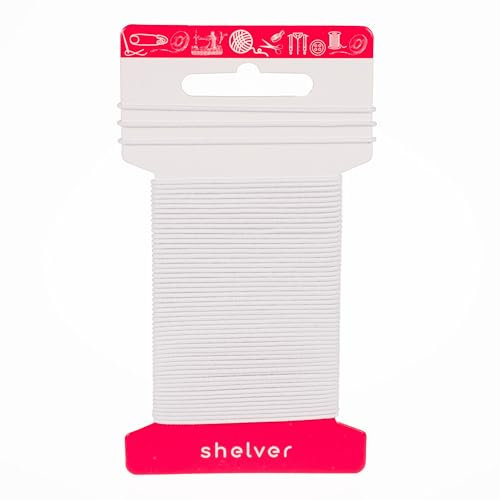 Shelver Elastic String Cord, Black-White-Beige, 1mm-1.5mm-2mm-2.5mm-3mm, 6 metres