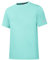 Herren Rash Guard UPF 50+ Sonnenschutzkleidung Kurzarm-T-Shirts für Männer Leichte, schnell trocknende SPF UV Swim Surfing Tees Cyanfarben 07-L