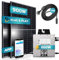 SUNNIVA 900W Balkonkraftwerk 800W komplett Steckdose - Beny 800W Wechselrichter - PV Solaranlage Komplettset - 2x 450W Solarmodule - inkl. 5m Kabel - WIFI