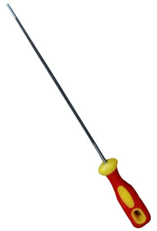 TopHomer Lime à tronçonneuse ronde de 4 mm en acier au carbone avec poignée antidérapante pour chaîne de tronçonneuse