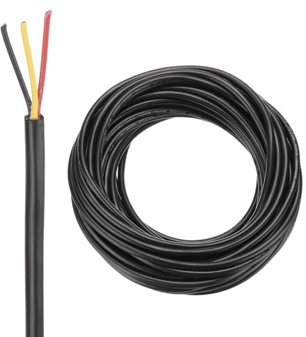 DMiotech 20AWG 20/3 3 Core CNC Wire (50 FT) UL2464 Tinned Copper Core 20 Gauge Cable Speaker Wire Electrical Wire Extension Cord for CNC Router Machine,Electrical Appliance