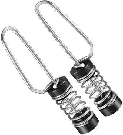 Yardwe Stainless Steel Flag Pole Clips for Boat Flag Pole Mounting Clips for Small Boats Railing