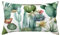 Kaktus-Kissenbezüge, Hotelverschluss, rechteckige Kissenbezüge, Sukkulenten, Pflanzen, Blumen, atmungsaktiv, für Hotel, Zuhause, Bett, dekorativ, 51 x 102 cm