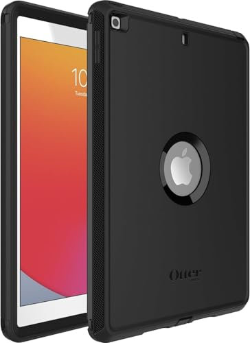 OtterBox iPad 7., 8. und 9. Generation (10,2 Zoll Display – Version 2019, 2020 und 2021 – nur) – Defender Series Case – Schwarz – Bildschirmlos, robust und langlebig, mehrschichtiger Schutz,
