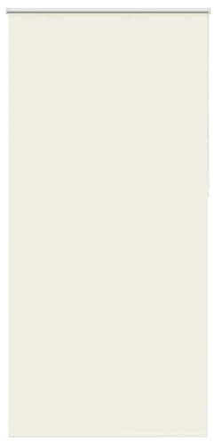 vidaXL Estor Enrollable Opaco Blanco Roto 115x210cm Tela Ancho 110,7cm, Estor día y Noche, Estor de Cocina, Estor Opaco Enrollable, Estor Opaco