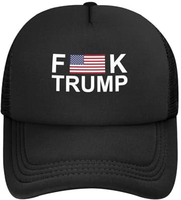 Anti-Trump-Fick-Trump-Mütze für Erwachsene, verstellbar, Klassische Mütze, Baseballkappe