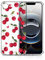 Xkladz Transparente Hülle für iPhone 16e, Handyhülle Klare Stoßfeste Weiches TPU Silikon Case Soft Schutzhülle mit Motiv für Mädchen Jungen Dünn Slim Cute Cover, Kirsche