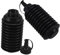 YARNOW 2 Pezzi Giocattoli in bottiglia di compressione pieghevole Contenitore ad aria stretta boccette ermetico Piccole bottiglie di plastica Contenitori di stoccaggio per perline pp Nero