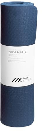 MaxFitness - Fitnessmatte - Yoga Matte, Gymnastikmatte & Sportmatte in verschiedenen Größen - gelenkschonende Turnmatte - geruchsneutrale Pilates Matte - Trainingsmatte