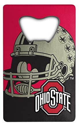 Fanmats Ohio State University Metal Credit Card Bottle Opener 3.25 x 2