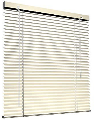 Victoria M. Veneziana in Alluminio, 60 x 130 cm, Crema, Montabile Senza Fori, Incluse Clip di Fissaggio Klemmfix