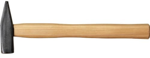 kwb Schlosser-Hammer 500 G, geschmiedet, brüniert mit Hickory-Holz-Stiel