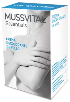 Mussvital, Crema Decolorante de Vello, Mezcla de Crema Decolorante con Polvos Decolorantes, Formato de Sobres Monodosis