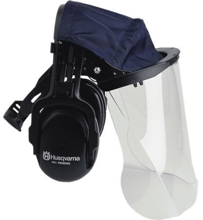 Husqvarna 505665348 Plexiglas Face Visor With Headband Hearing Protectors