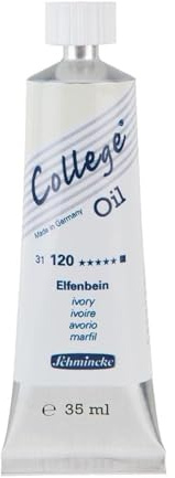 Schmincke 35ml College Öl Elfenbein ölfarbe 31 120 009 Künstlerfarben Künstler